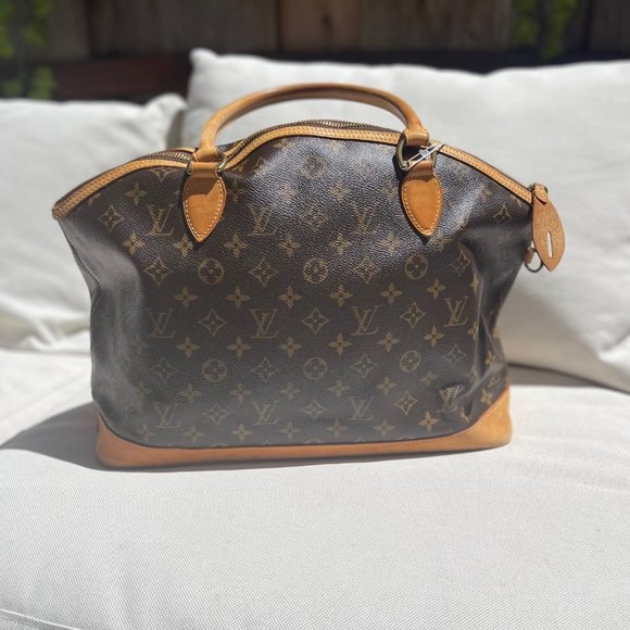 Louis Vuitton LV Tote Bag M40104 Lockit Vertical Brown Monogram - Picture 7 of 14